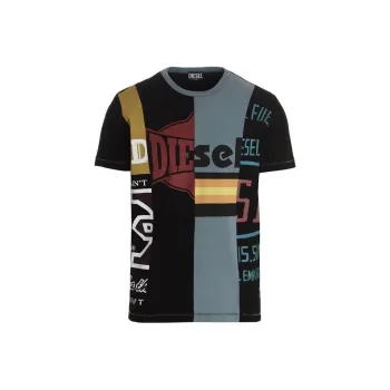 DIESEL T-Shirts Men Black