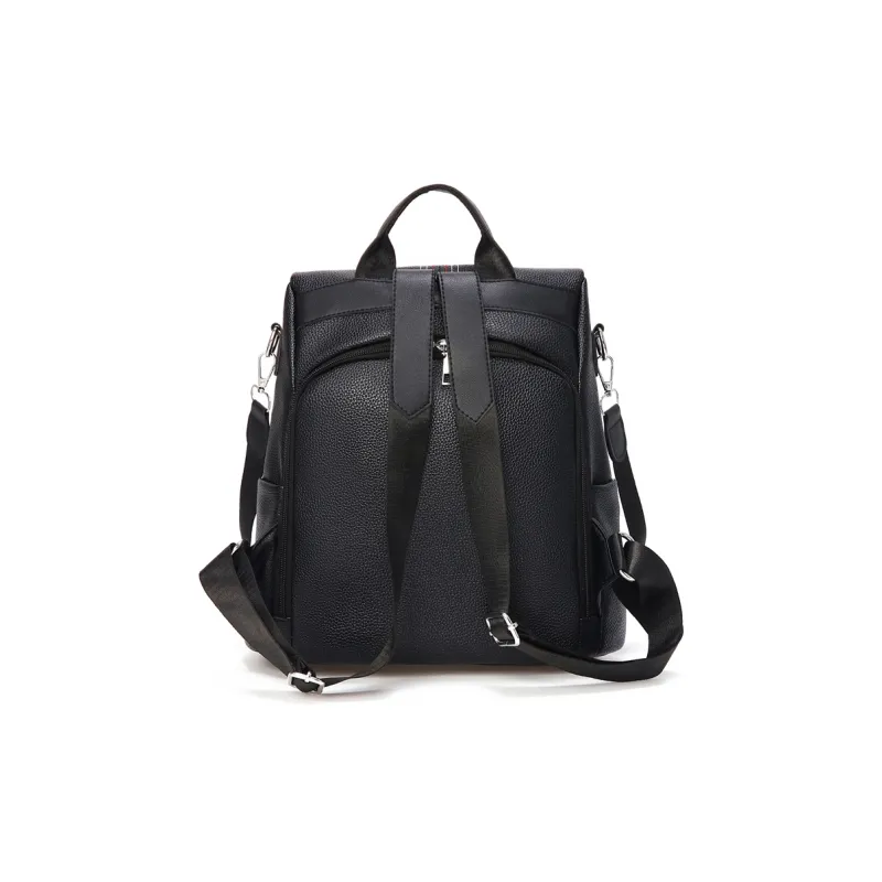 SURELAPTOP Oxford Backpack Unisex Apricot Almond/Black-8