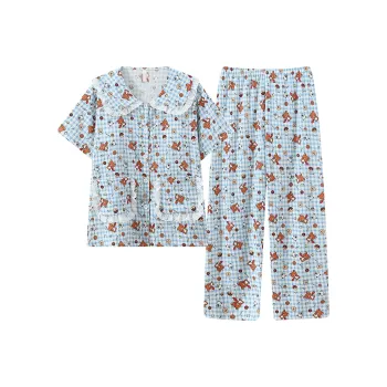 Maultiay Pajama Set Women's Blue