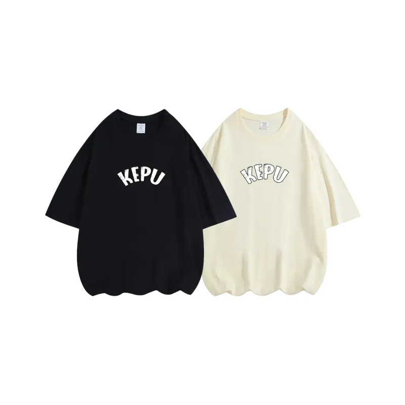 Kepu T Shirt Unisex 2 Pack 2 Pack White+White-17