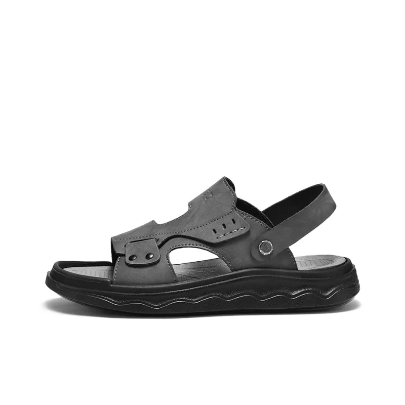 Jeep Beach Sandals Men Black-6