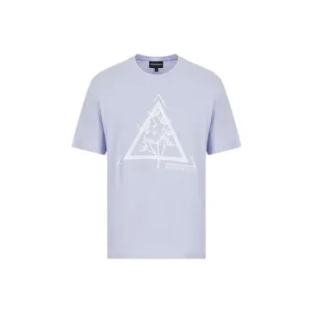 EMPORIO ARMANI T Shirts Men Light Purple