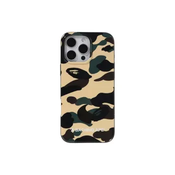 A BATHING APE PU+PC The First Camouflage Phone Cases Compatibility With IPhone 16 Pro Max Trendy And Cool