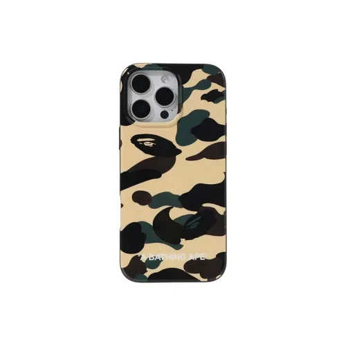 A BATHING APE PU+PC The First Camouflage Phone Cases Compatibility With IPhone 16 Pro Max Trendy And Cool