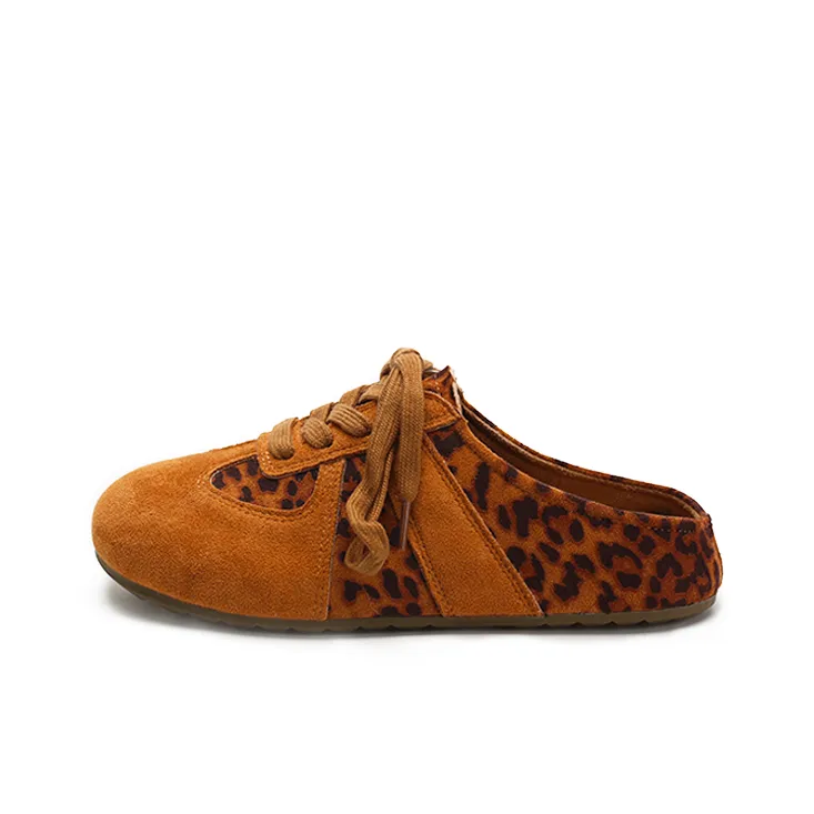 Zun'er Quiet Odor Resistant Wrap toe Slippers Women's Brown-0