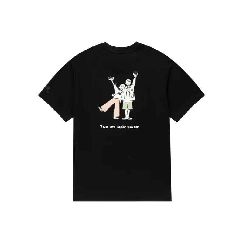 New Balance x PK LIANMINGKUANXILIE T Shirt Unisex Black-0