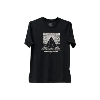 Nike Drop Shoulder Sleeve T Shirt Men's Black