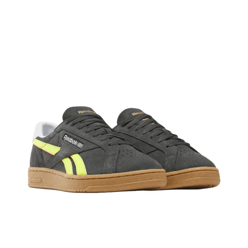 Reebok Club C Grounds Uk 'Black Electric Yellow Gum'-2