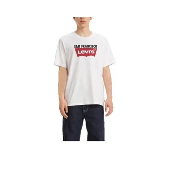 Levis T-Shirts Men White Red