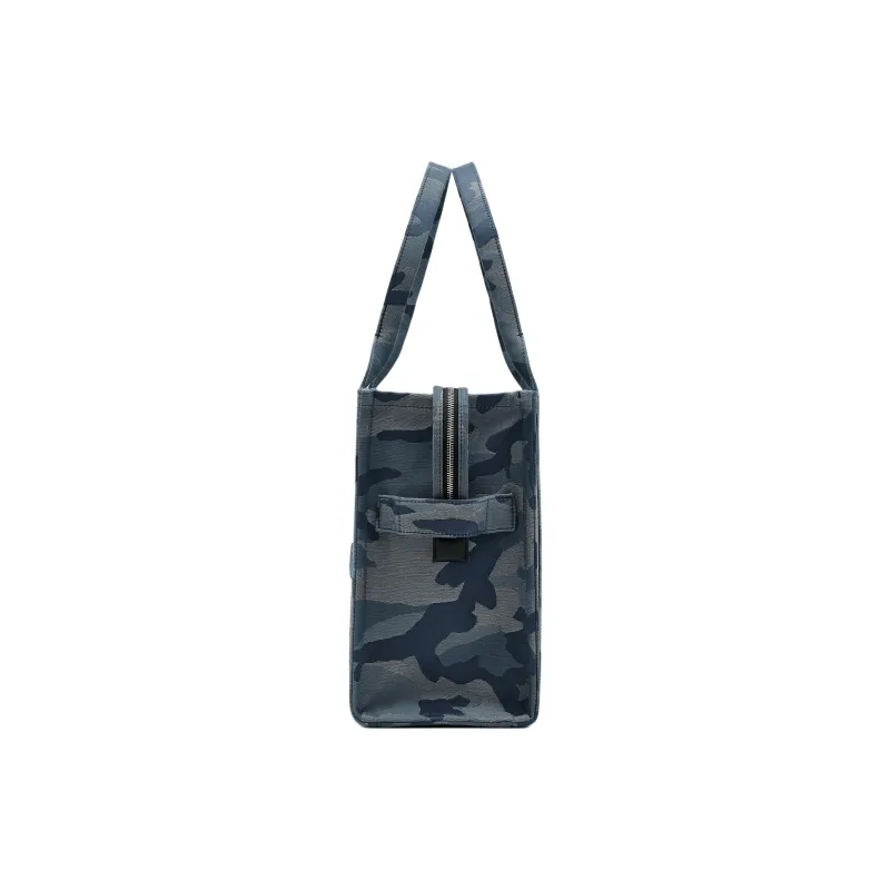 MARC JACOBS Woven Jacquard Tote Bag, Shopping Bag, Handbag Large Size Women's Blue-1