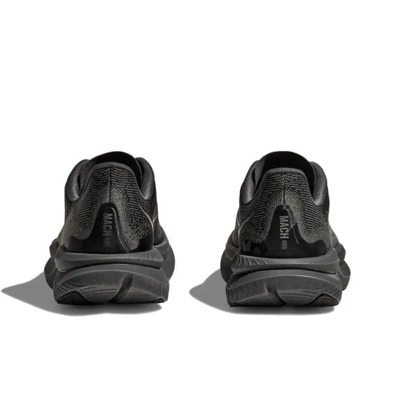 HOKA ONE ONE MACH 6 Slip Resistant Low Top Running Shoes Women's Black-2