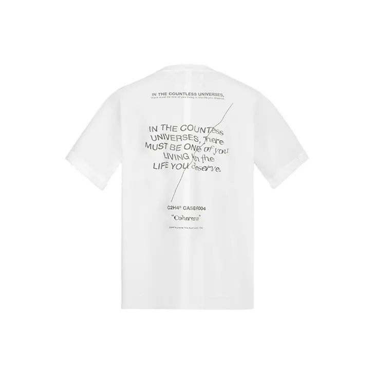 C2H4 T-Shirts Unisex White-0