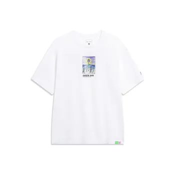 LiNing T Shirt Unisex Standard White