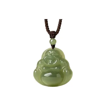 Zhen Yu Zhen Pin Hetian Jade Pendants Green Jade Unisex