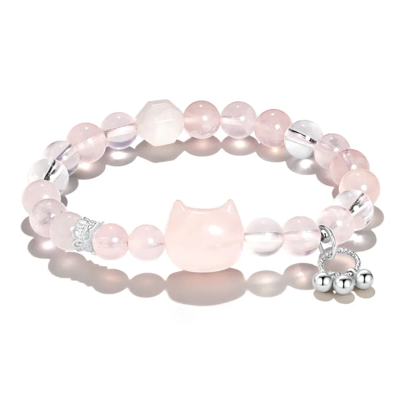 Jodie&Kevin Pink Crystal Bracelets Women's-0