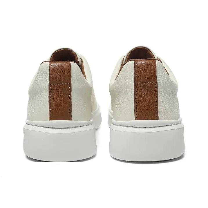 BEN SHERMAN Low Top Skateboard Shoes Men's Ecru-4