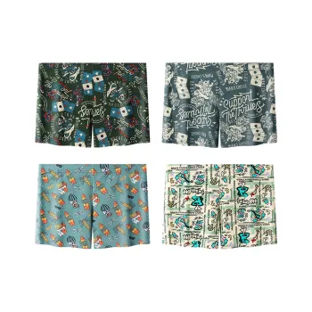 MIIOW Boxer Shorts Men's 4 Pack