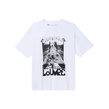 UNIQLO/UNIQLO X Louvre Co brand T Shirts Unisex White