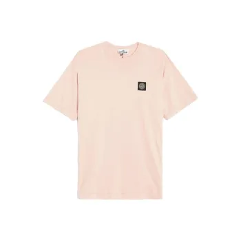STONE ISLAND Logo Patch Crewneck T Shirt