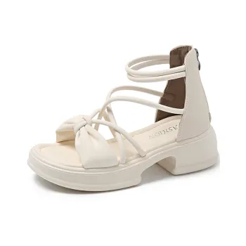 BBMTR Beach Sandals Women's Beige/Black/Khaki