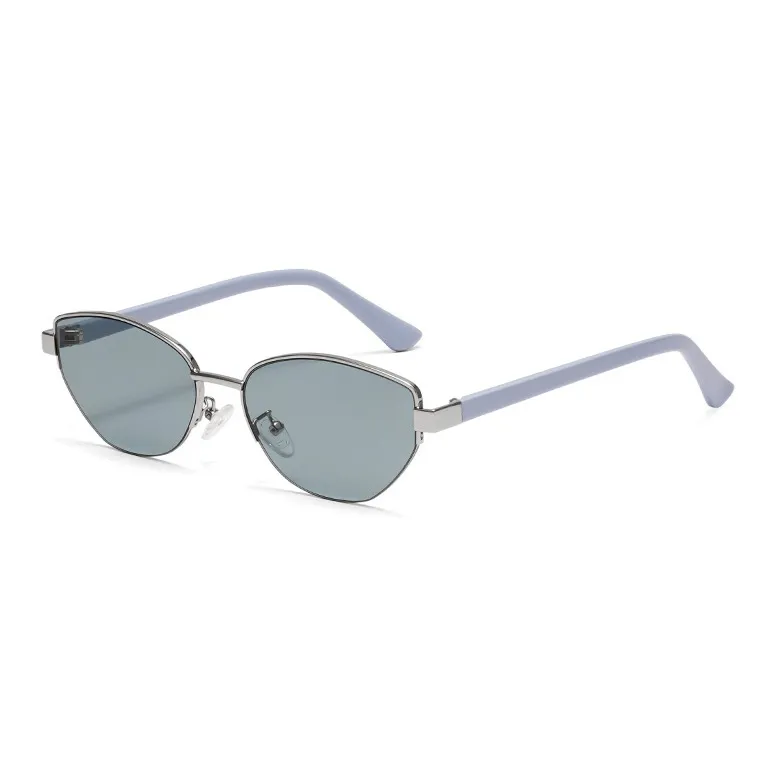 YAWEIKA Metal Irregular Shape Sunglasses Unisex-4