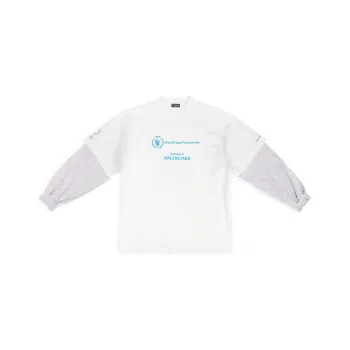 Balenciaga X WFP T Shirt Loose Fit Men's White