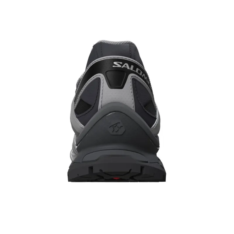 SALOMON XT Quest Cushioning, Slip Resistant, And Abrasion Resistant Low Top Trail Running Shoes Unisex Black Silver-4
