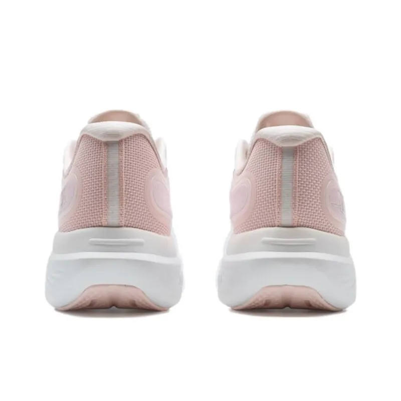 XTEP Breathable And Wear resistant Low Top Casual Running Shoes Women's White Pink-3