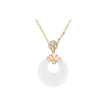 CHINA GOLD Agate Necklaces Women's