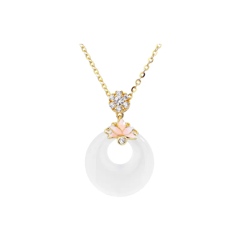 CHINA GOLD Agate Necklaces Women's-0
