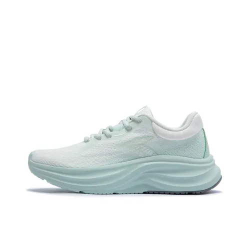 361° Breathable And Wear resistant Low Top Casual Running Shoes Women's White Green