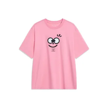 LiNing T Shirt Unisex Morning Light Pink