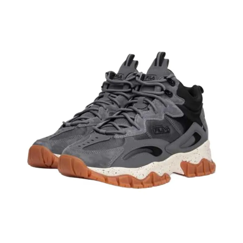 FILA Ray Tracer High Top Casual Shoes Men's Gray-4