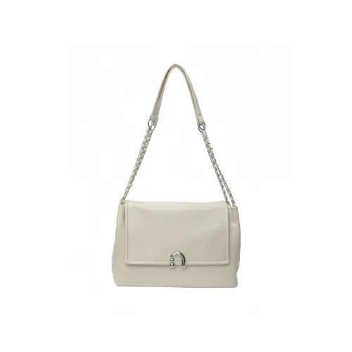 ResNonverba PU Crossbody Bag Regular Women's Silver/Ecru