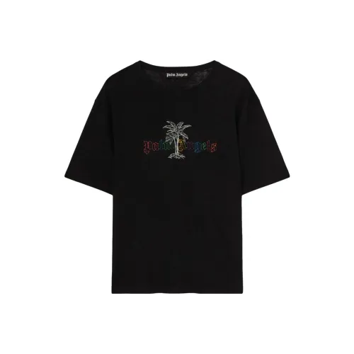 PALM ANGELS Logo print Short sleeve T shirt
