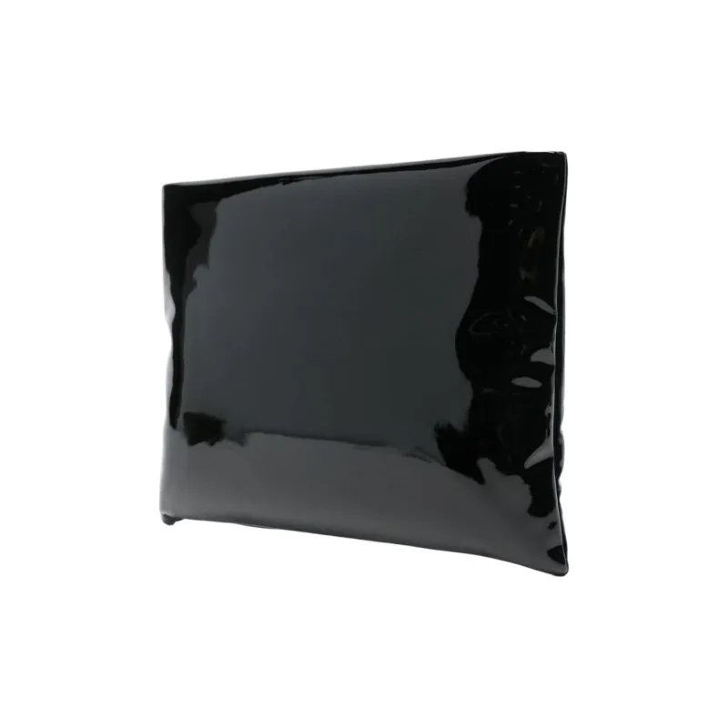 SAINT LAURENT PU Polyurethane Clutch Men's Black-2