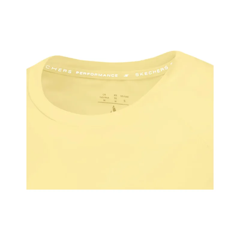 Skechers SS25 T Shirt Women's Light Banana Yellow-2