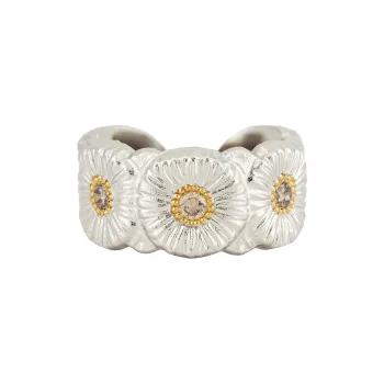 BUCCELLATI 925 Sterling Silver Rings Unisex Silver