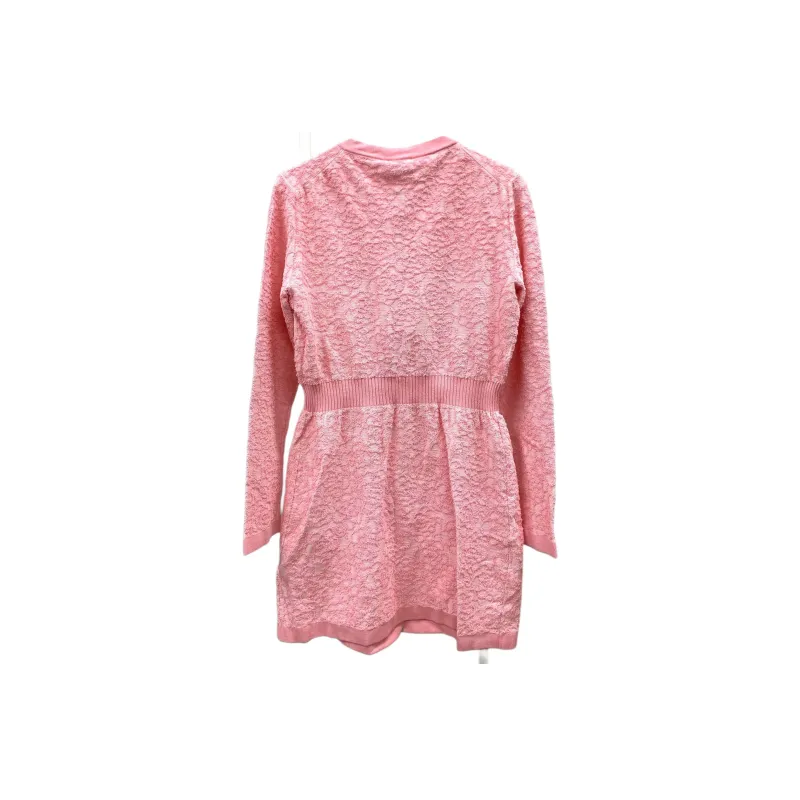 CHANEL Long Sleeved Dresses Women's Pink-1