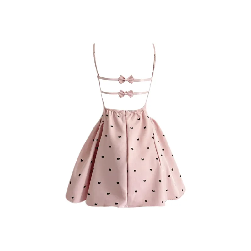Udon House Slip Dress Women's Pink-1