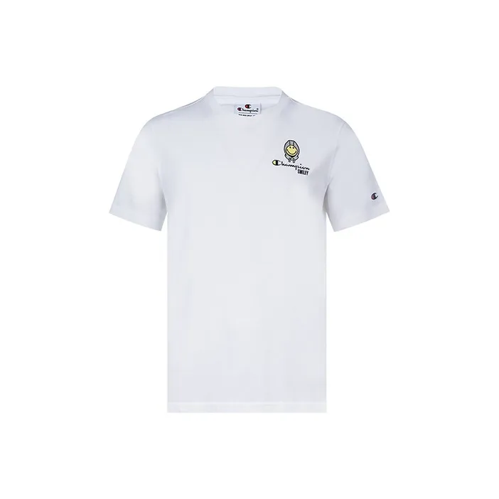 Smiley X Champion T-Shirts Men White-0