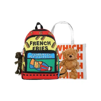 Bywhich Oxford Backpack Unisex Yellow/Light Green
