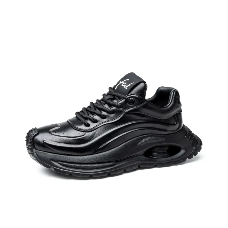 FED Lightweight Height Increasing Low Top Chunky Sneakers Men's-1