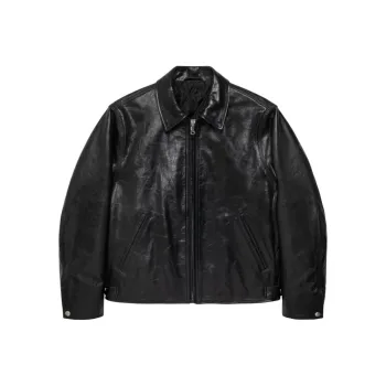 Stussy Leather Garage Jacket