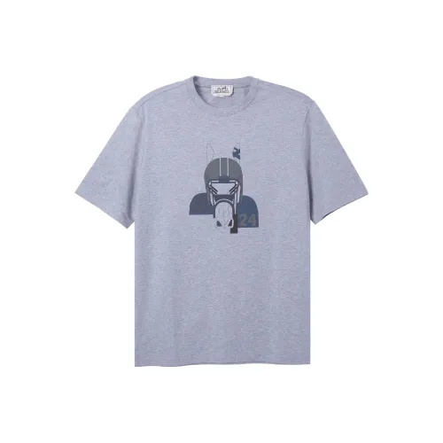 HERMES T-Shirts Men Gray