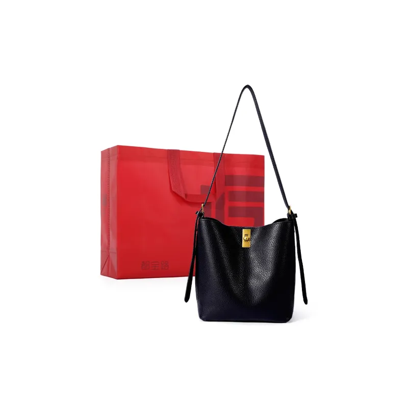 Dubaolu Synthetic Leather Shoulder Bag Regular Women's Yellow/Black-6