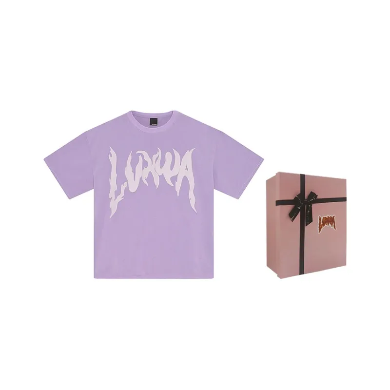 LVXWA T Shirt Unisex Light Purple-5
