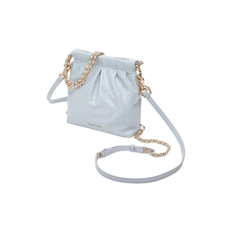 CHARLES&KEITH PU Backpack Shoulder Bag Regular Women's Blue-1