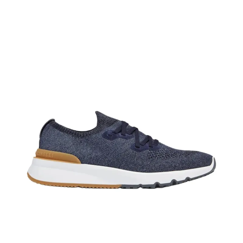 Brunello Cucinelli Knitted Low Top Sneakers-1