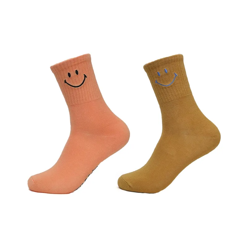 SMILEY Mid Calf Socks Unisex Combo Set-11